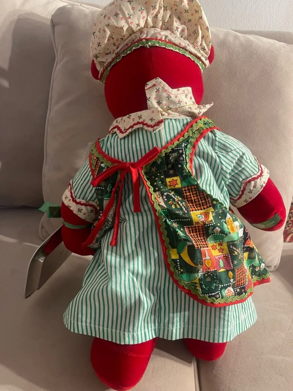Vintage Mrs. Claws VIB Plush Bear 1992 Limited Edition Complete w Tags - Picture 6 of 9